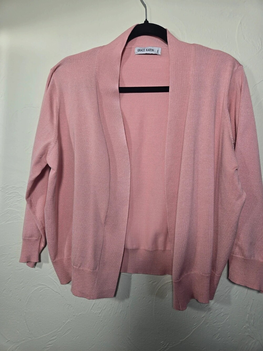 Dust-Rose color cardigan 2xl, best fit for xl, viscose blend.